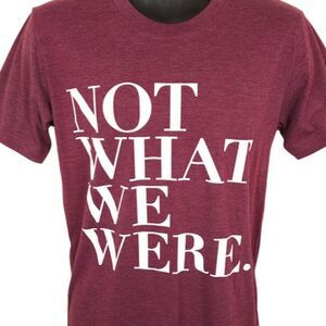 The Chosen T Shirt Mens Size Small Red Christian TV Show Not What We Were